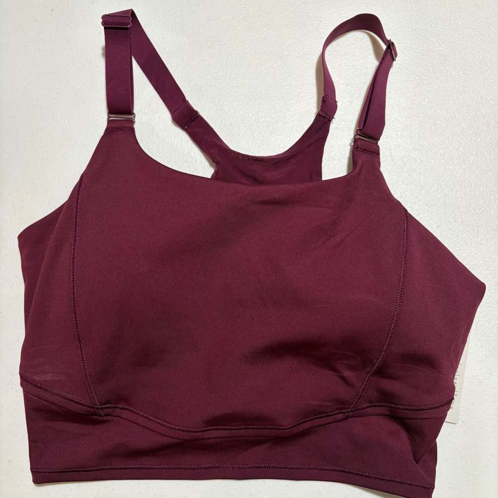All In Motion Women's Size Small, Medium Support Sports Bra‎ Maroon Burgundy NWT